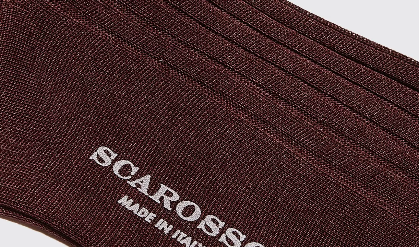 Scarosso Socks-Burgundy Cotton Calf Socks Burgundy - Cotton