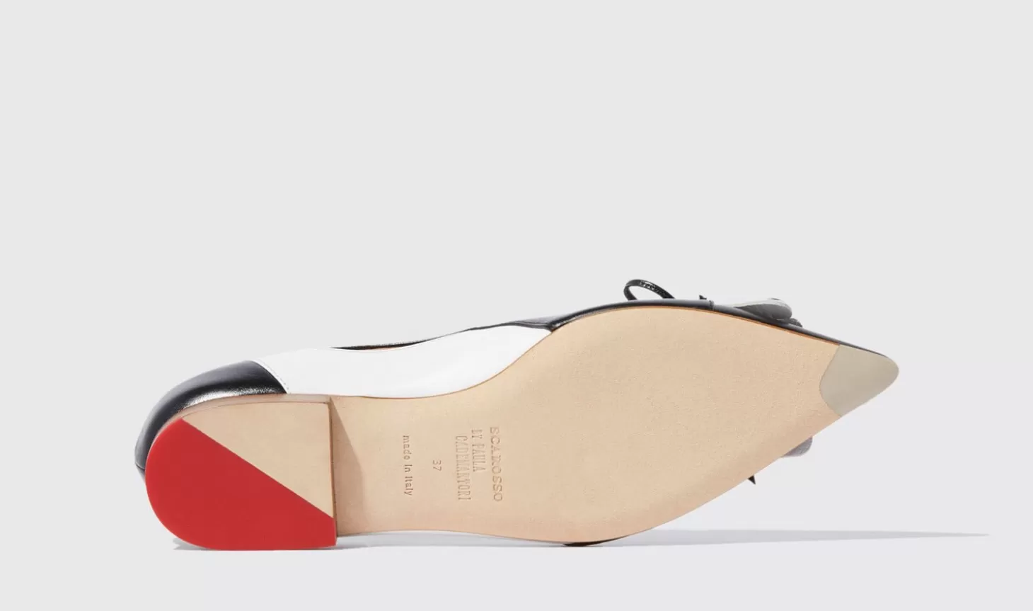 Scarosso Ballerinas-Classic Black And White - Calf