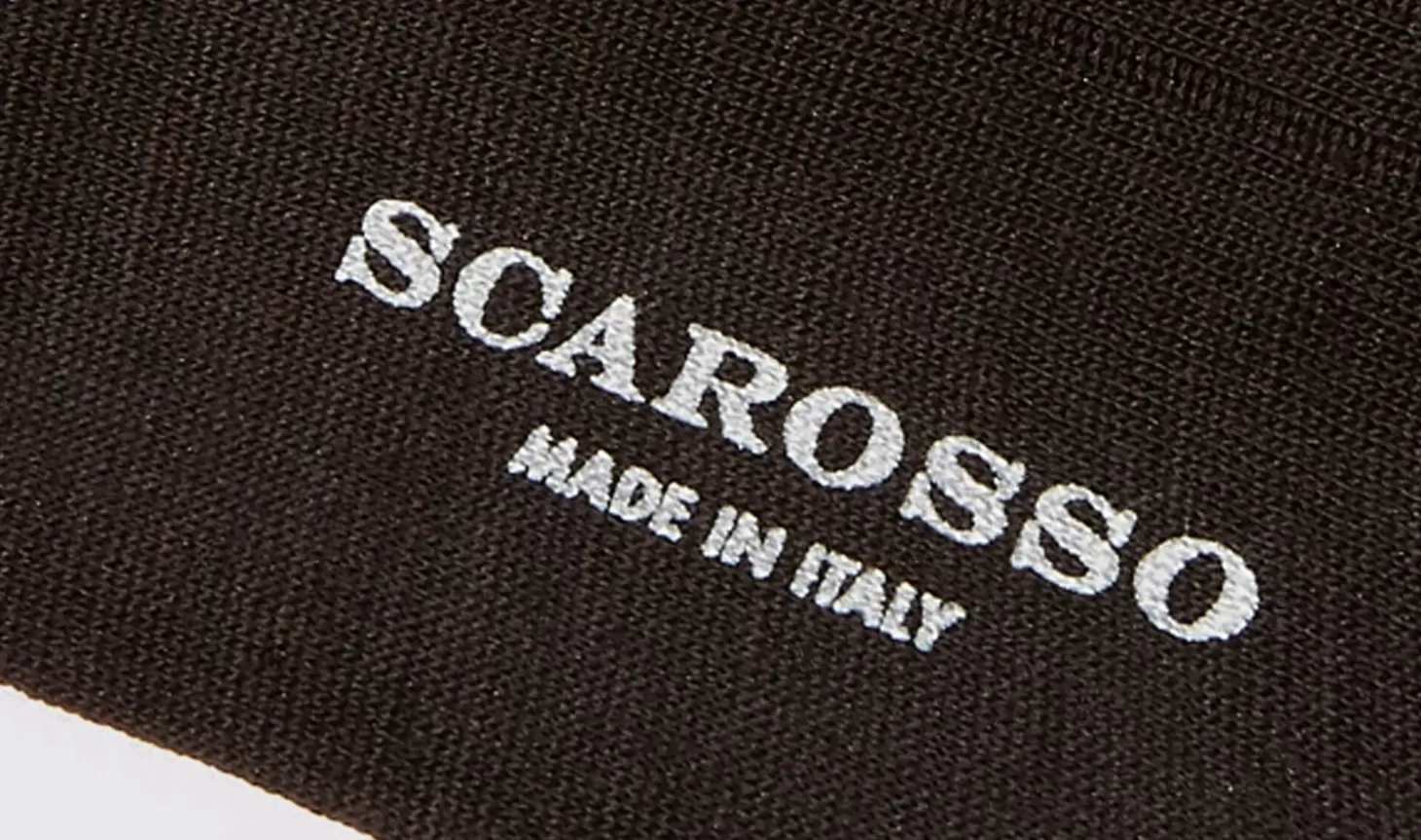 Scarosso Socks-Dark Brown Cotton Calf Socks Brown - Cotton