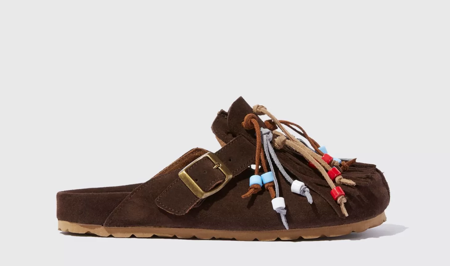 Scarosso Mules-Gea Brown Brown - Suede
