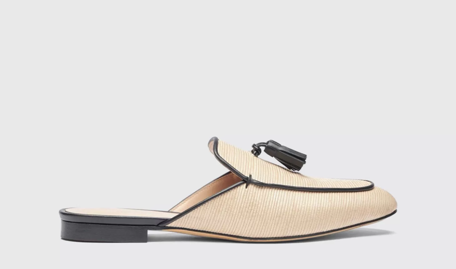 Scarosso Mules-Giorgina Beige Straw Beige - Straw