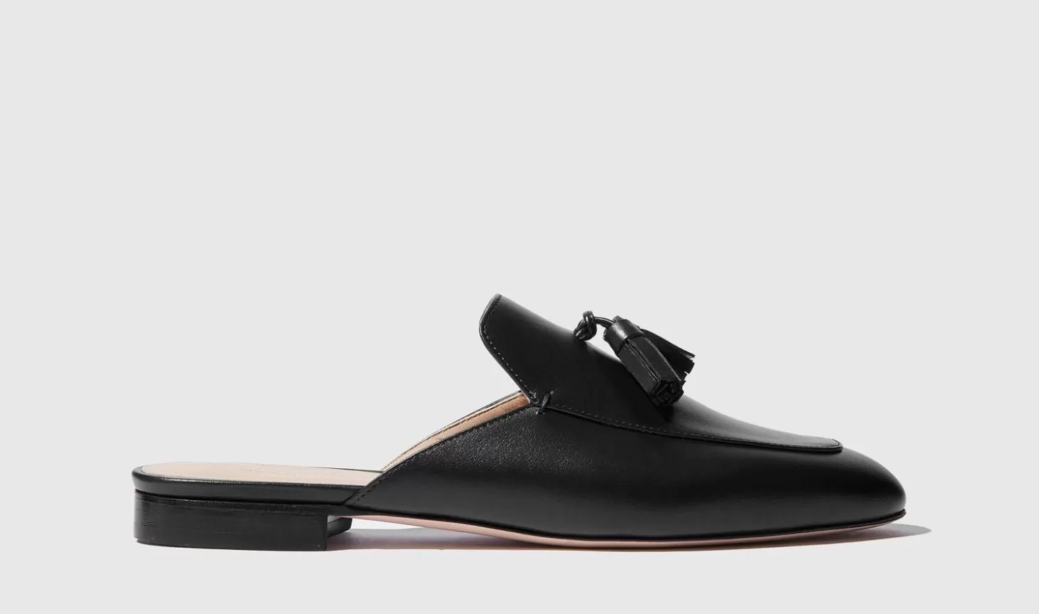 Scarosso Mules-Giorgina Nera Black - Calf