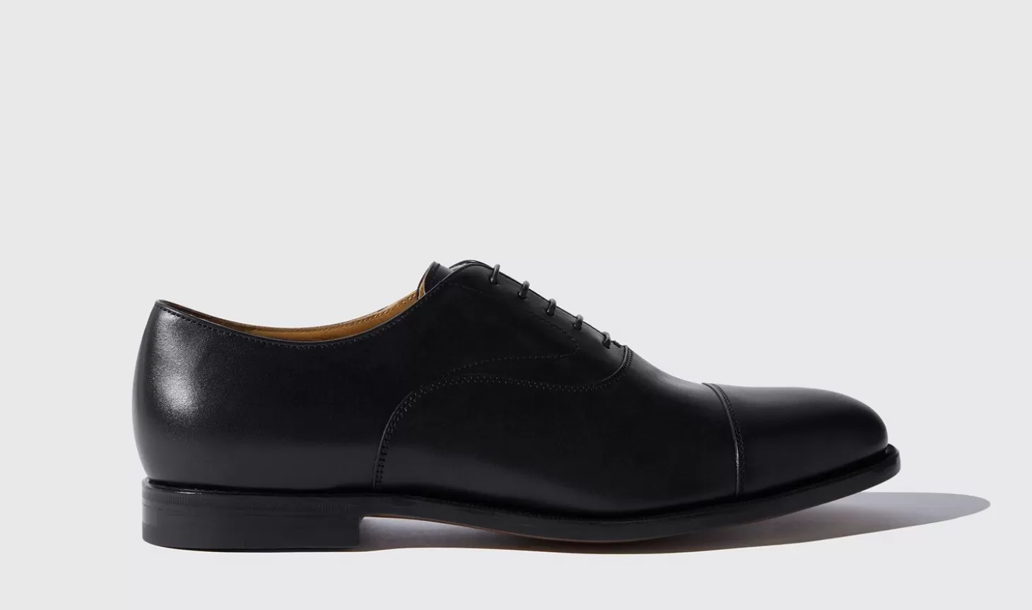 Scarosso Oxfords-Jacob Black Black Calf