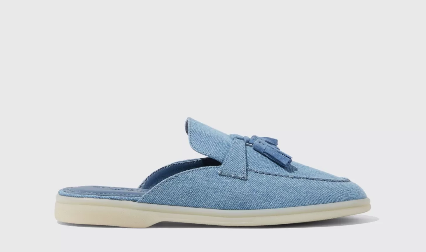 Scarosso Mules-Lucrezia Azzurra Denim Light Blue - Denim