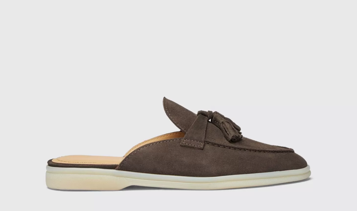 Scarosso Mules-Lucrezia Deep Taupe Suede Deep Taupe - Suede