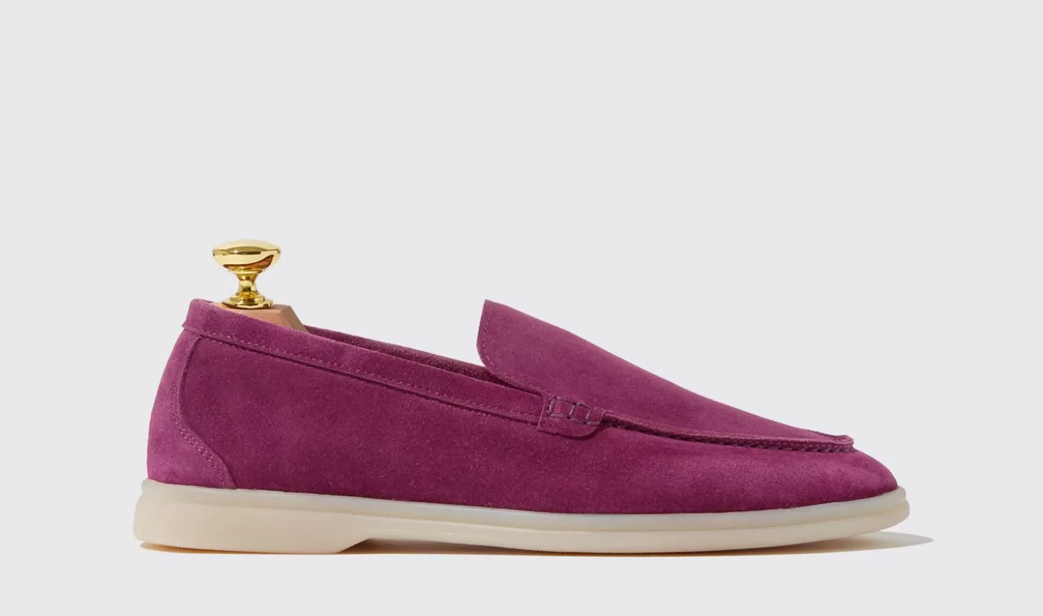 Scarosso Loafers-Ludovica Maroon Suede Maroon - Suede