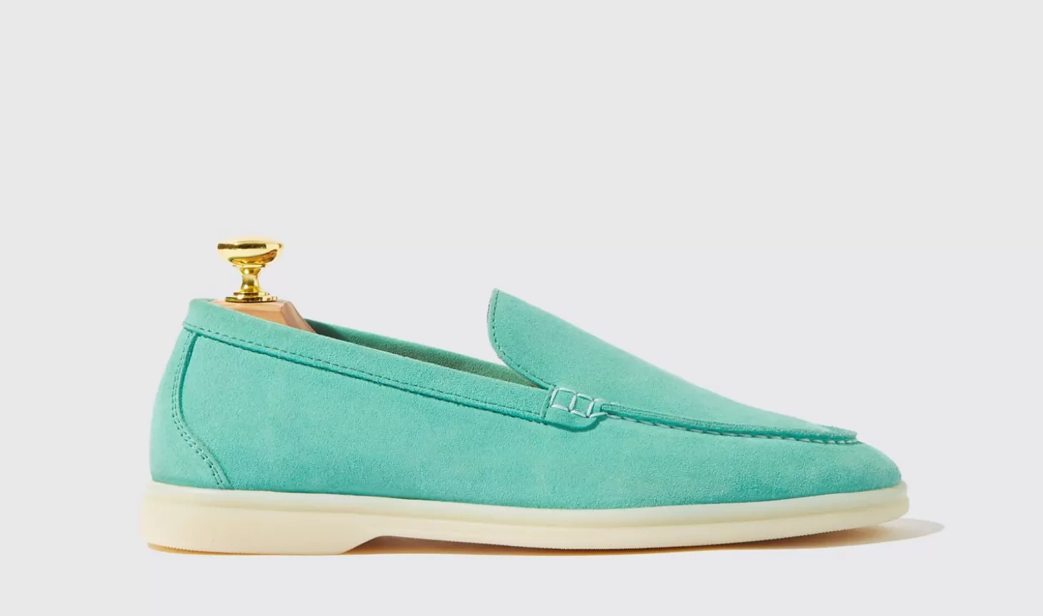 Scarosso Loafers-Ludovica Turchese Scamosciata Turquoise - Suede