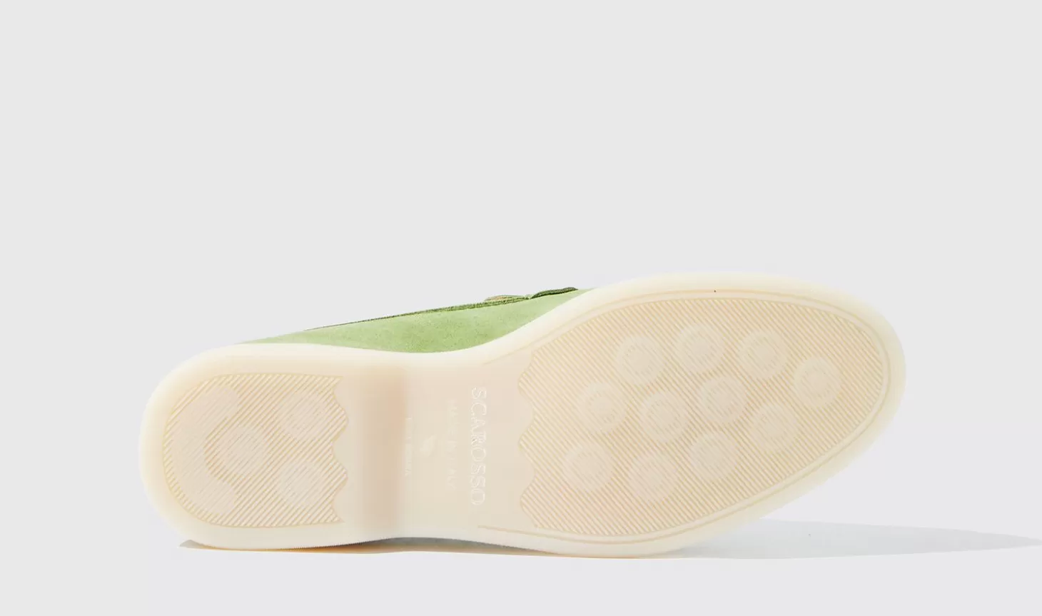 Scarosso Loafers-Ludovica Verde Chiaro Scamosciata Light Green - Suede