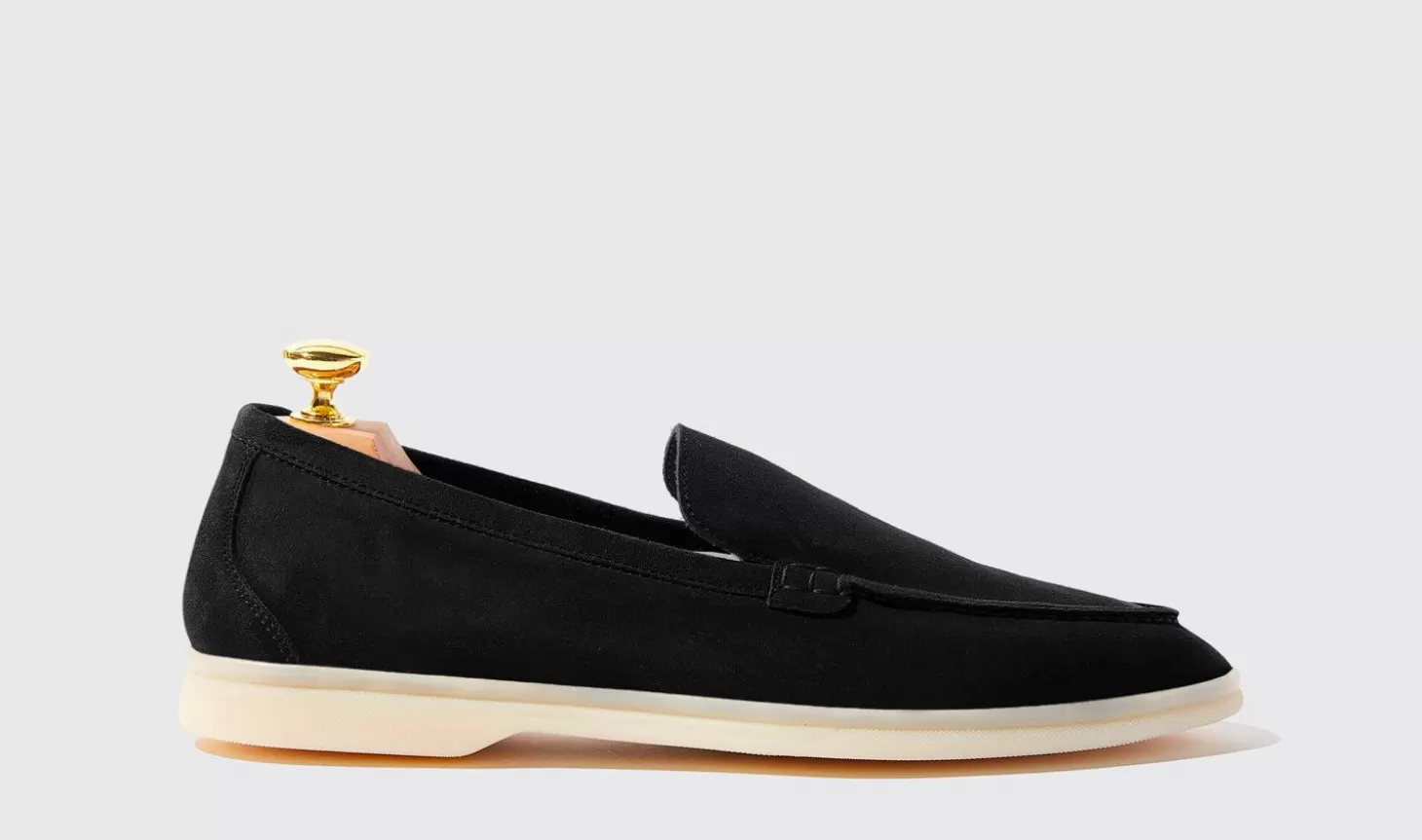 Scarosso Loafers-Ludovico Black Suede Edit Black - Suede Edit