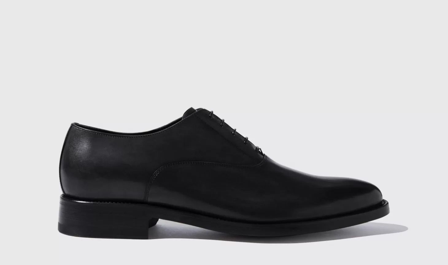 Scarosso Oxfords-Marco Nero Black Calf