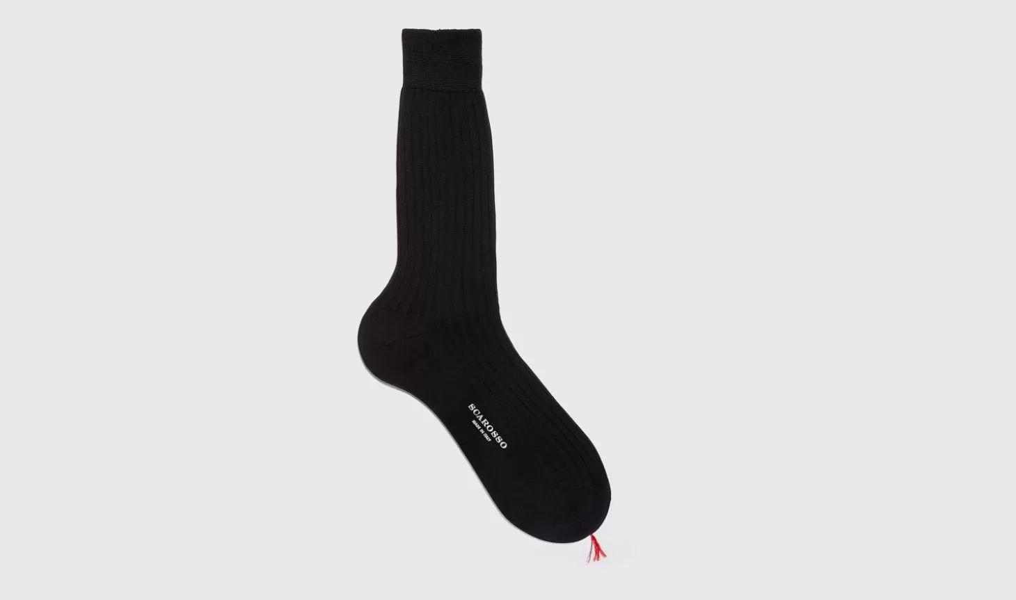 Scarosso Socks-Navy Cotton Calf Socks Navy - Cotton