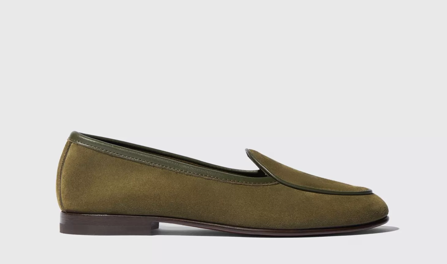 Scarosso Loafers-Nele Green Suede Green- Suede