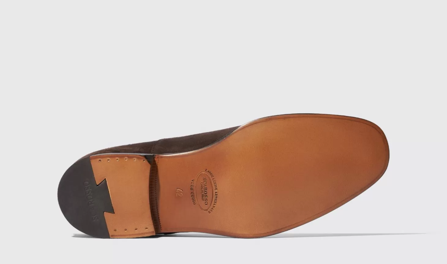 Scarosso Oxfords-Salvatore Brown Suede Brown - Suede