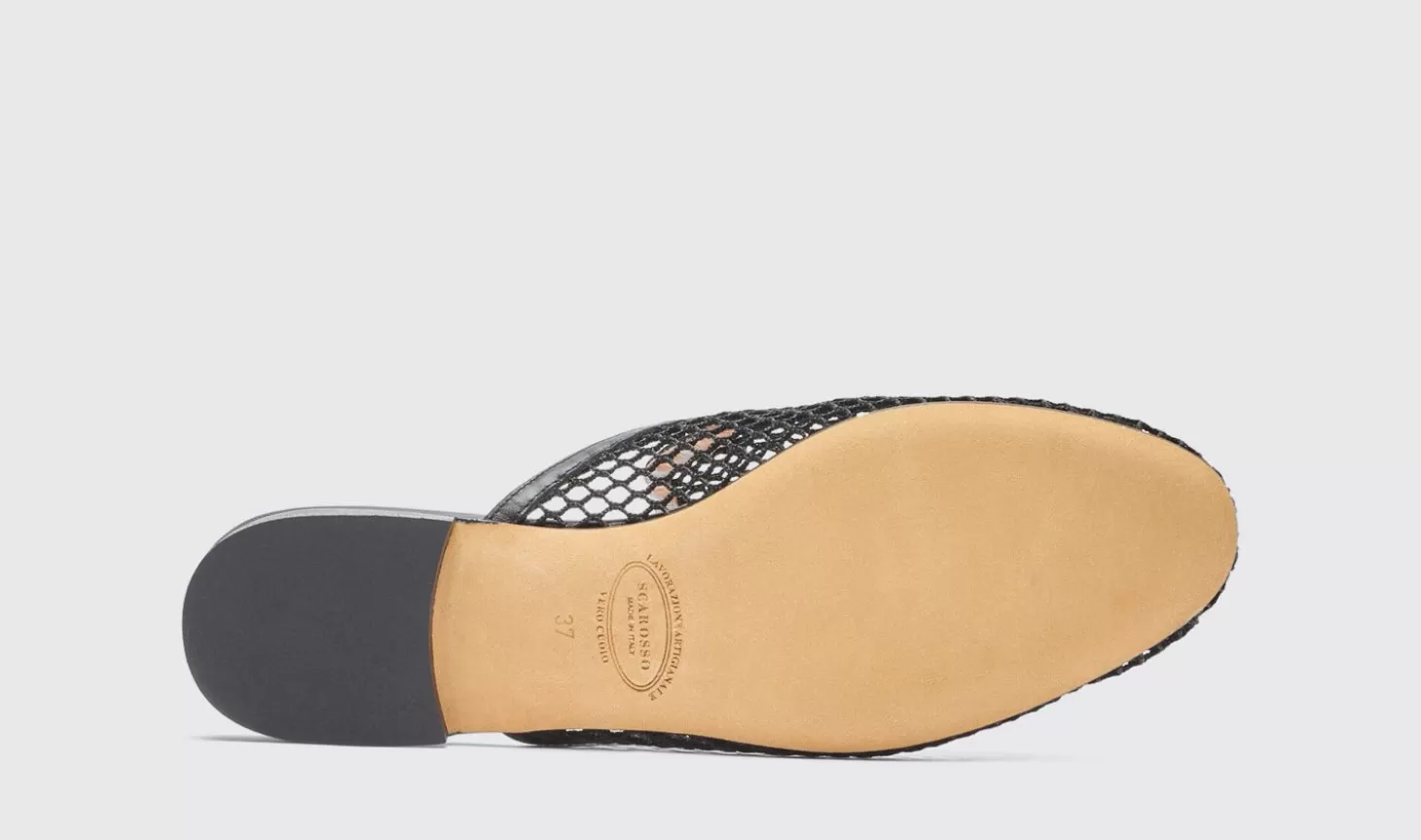 Scarosso Mules-Summer Gio Black - Mesh