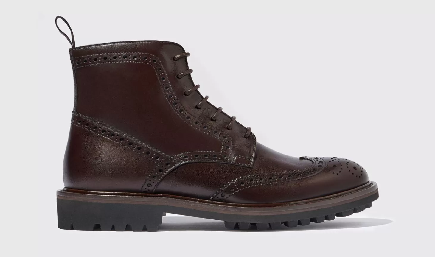Scarosso Boots-Thomas Dark Brown Dark Brown - Calf