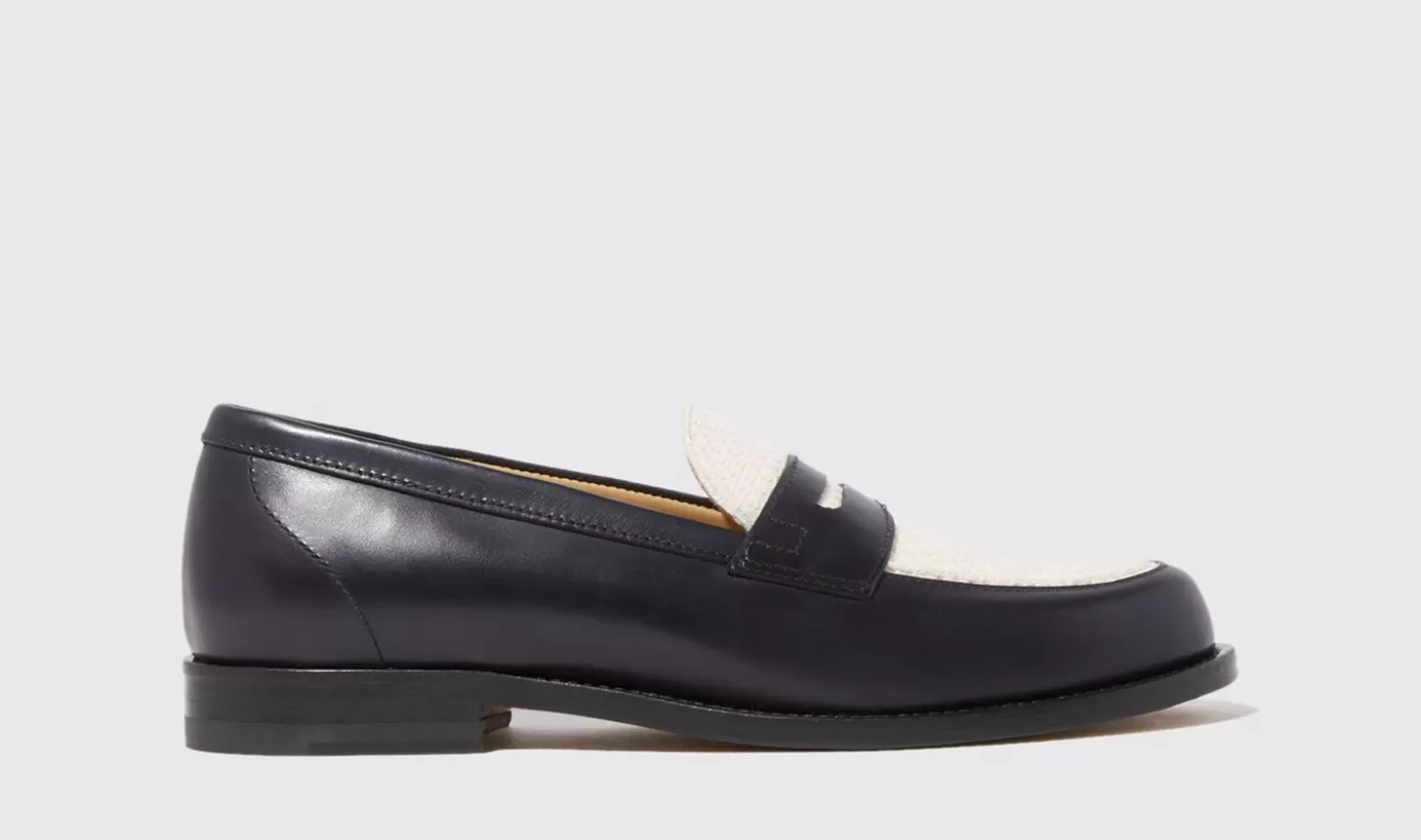 Scarosso Loafers-Trinidad Blue Blue & White - Calf