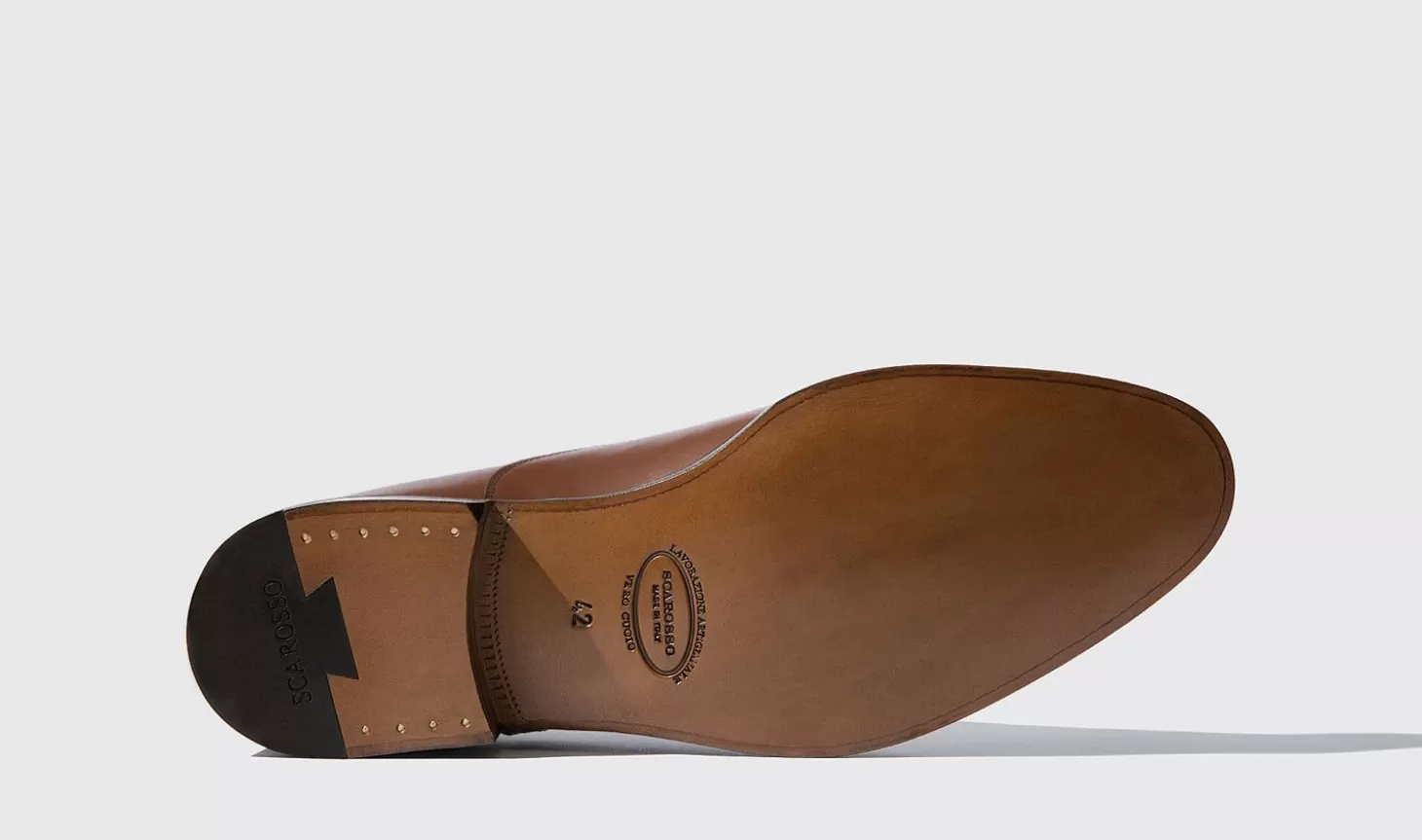 Scarosso Oxfords-Vesta Cognac Calf